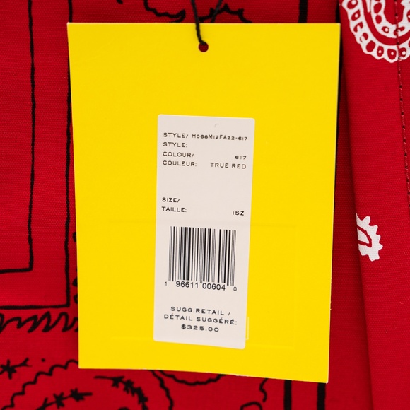 Marc Jacobs The Bandana Medium Tote Bag Red - Picture 5 of 10